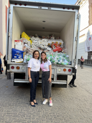 MUGL recolecta dos toneladas de productos para las familias damnificadas en Guerrero
