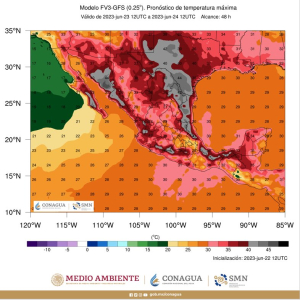 Nacional Conagua informa que termina la tercera ola de calor