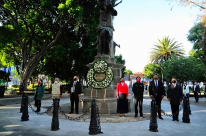 Ayuntamiento de Puebla celebra el aniversario 235 del natalicio de Nicolás Bravo