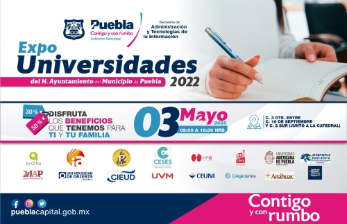 Ayuntamiento invita a la Expo Universidades 2022