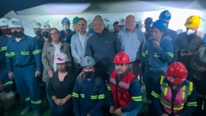 AMLO anuncia mayor inversión en mina de roca fosfórica para la fabricación de fertilizantes