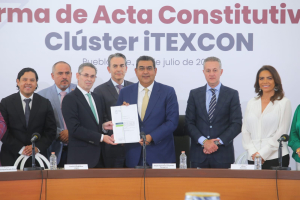 Con integración de clúster de la industria textil y confección, gobierno estatal promueve crecimiento de Puebla