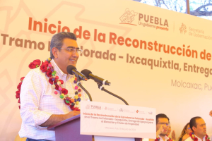 Con inicio de obra carretera, gobierno de Sergio Salomón impulsa desarrollo regional en la Mixteca