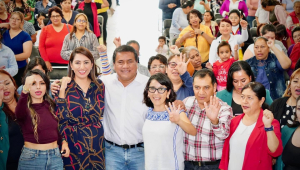 CON FUERZA Y CON EL RESPALDO SOCIAL, SE REGISTRA JULIO HUERTA PARA CANDIDATURA DE MORENA.