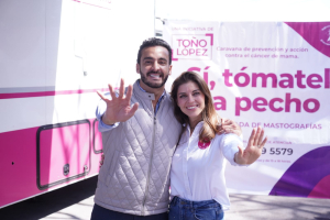 Suma Toño López  otro éxito previniendo el cáncer con la Caravana &quot;Sí Tómatelo a Pecho&quot;