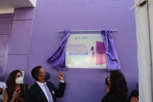 Ayuntamiento de San Andrés Cholula inaugura el edificio “Puerta Violeta”