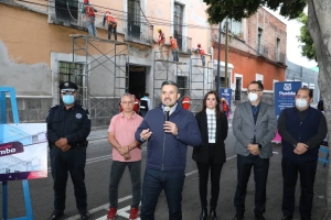 AYUNTAMIENTO DE PUEBLA LE PONE COLOR Y DA MANTENIMIENTO A LA IMAGEN URBANA DEL CENTRO HISTÓRICO