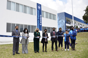 La Rectora María Lilia Cedillo Ramírez inaugura obra en la sede Acajete del Complejo Regional Centro