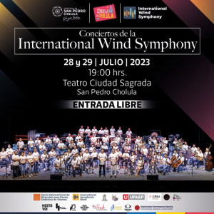 Internacional Symphonic Band se presentará en San Pedro Cholula.