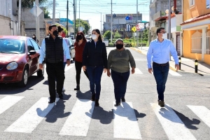 Inaugura Ayuntamiento de Puebla tres calles al sur de la ciudad