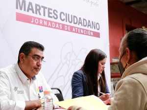 En &quot;Martes Ciudadano&quot;, Sergio Salomón refrenda respaldo a personas con discapacidad