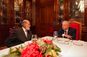 AMLO recibió en Palacio Nacional al empresario Carlos Slim