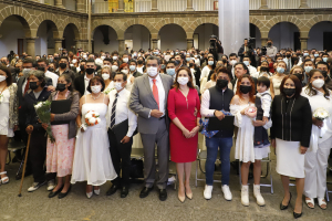 Con celebración de matrimonios gratuitos, Gobierno de Puebla otorga certeza jurídica a parejas