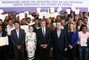 Tony Gali fortalece el Registro Civil en las Juntas Auxiliares