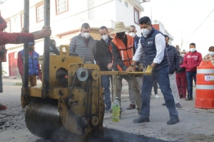 27 mil baches tapados en los primeros tres meses del gobierno de Eduardo Rivera