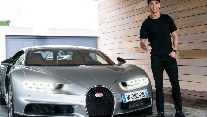 Empleado de Cristiano Ronaldo choca su Bugatti de más de 36 mdp