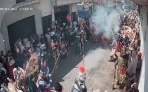 Riña en Carnaval de Huejotzingo deja un muerto y al menos cuatro heridos