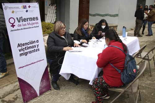 En Cuautempan, Salud, SEDIF y SEGOB inician jornadas “Viernes de las Mujeres”