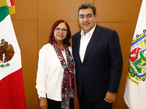 Sostiene Sergio Salomón reunión con Leticia Ramírez, titular de la SEP