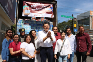 CON LA AYUDA DE LOS POBLANOS ARMENTA LOGRA 25 TONELADAS DE AYUDA PARA GUERRERO