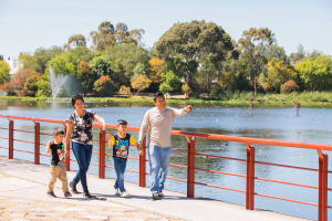 EDUARDO RIVERA ENTREGA REHABILITACIÓN DEL PARQUE CENTENARIO LAGUNA DE CHAPULCO