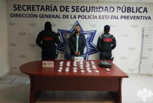 Detiene Policía Estatal a presunto narcovendedor