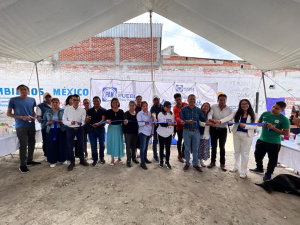 Jornada de Servicios y Emprendedores del PAN en la junta auxiliar de San Antonio Cacalotepec, en San Andrés Cholula.