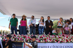 Celebraciones en paz en San Pedro Cholula.