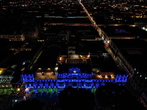 CELEBRA AYUNTAMIENTO DE PUEBLA ANIVERSARIO DE LA CIUDAD ENTREGANDO LA RESTAURACIÓN DE CATEDRAL