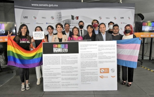 Convoca Bancada Naranja al Primer Parlamento Juvenil LGBTIQ+ en el Senado