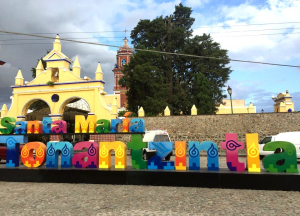 Santa María Tonantzintla se alista para recibir al turismo religioso.