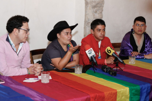Activistas LGBTIQ+ en Puebla se suman para exigir justicia por el homicidio del magistrade Ociel Baena