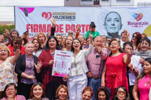 CON ÉXITO SE REALIZA LA FIRMA DEL “PACTO DE LAS MUJERES CON CLAUDIA SHEINBAUM” Y LA PRESENTACIÓN DE LA AGENDA DE LAS MUJERES COORDINADO POR LA DIPUTADA TONANTZIN FERNÁNDEZ