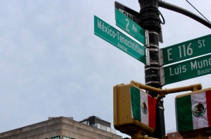 Inauguran la nueva avenida México-Tenochtitlán en Nueva York