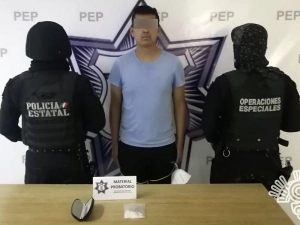 En la capital, Policía Estatal detiene a dos presuntos narcovendedores