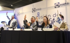 Consejo Estatal del PAN puebla aprueba incremento de hasta 25% a estructuras municipales