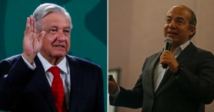 “Le deseo que salga adelante”: AMLO a Calderón por COVID