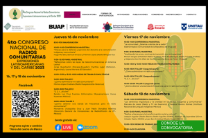 Cuarto Congreso Nacional de Radios Comunitarias: Expresiones Latinoamericanas y del Caribe 2023