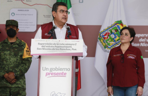 Con responsabilidad, gobierno de Puebla, federación y municipios actúan ante actividad del Popocatépetl: Sergio Salomón