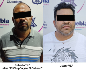 POLICÍA MUNICIPAL DE PUEBLA DETUVO A &quot;EL CHUPÓN&quot;, LÍDER DE LA BANDA &quot;LOS CUBANOS&quot;, DEDICADA AL ROBO DE CUENTAHABIENTE