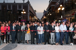 Inaugura Eduardo Rivera la rehabilitación de la calle 16 de Septiembre