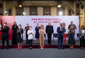 4T lleva a cabo la entrega del Premio Nacional de Deportes 2021