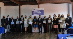 Mundo Tlatehui realiza firma de convenio con universidades de Puebla