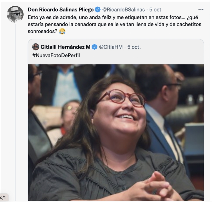 Ricardo Pliego y Citlalli Hernández se pelean en Twitter