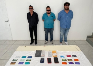 DETIENE POLICÍA DE SAN ANDRÉS CHOLULA A BANDA PROBABLEMENTE DEDICADA A FALSIFICAR CHEQUES