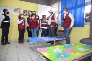 Alistan Refugio Temporal en San Andrés Cholula.