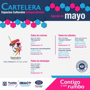 Contigo y con Rumbo la ciudad de Puebla se llena de Arte y Cultura