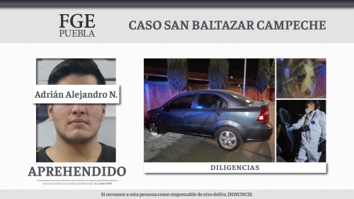 Fiscalía Puebla esclareció el doble homicidio en San Baltazar Campeche