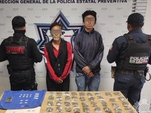 Detiene Policía Estatal a presuntos narcomenudistas de “El Chupón”