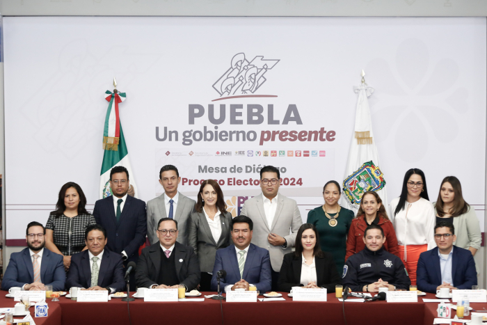 La Segob realiza pacto de civilidad con institutos y partidos de Puebla que participarán en elecciones 2024